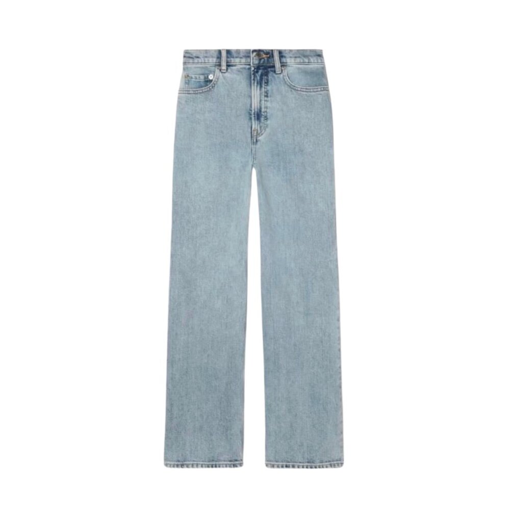 Everlane The Way-High Wide Leg Flare Jean, Size 26 Ankle